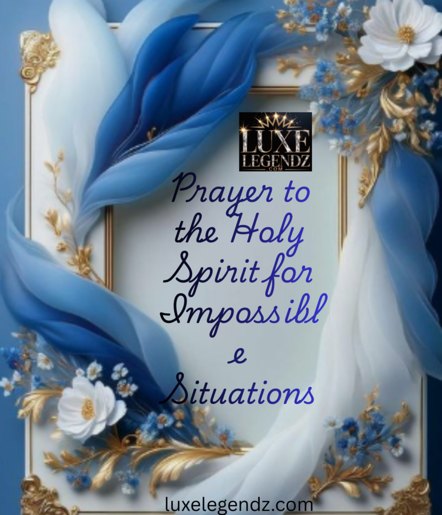 Prayer to the Holy Spirit 