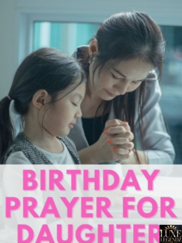 Birthday Prayers for My Daughter
