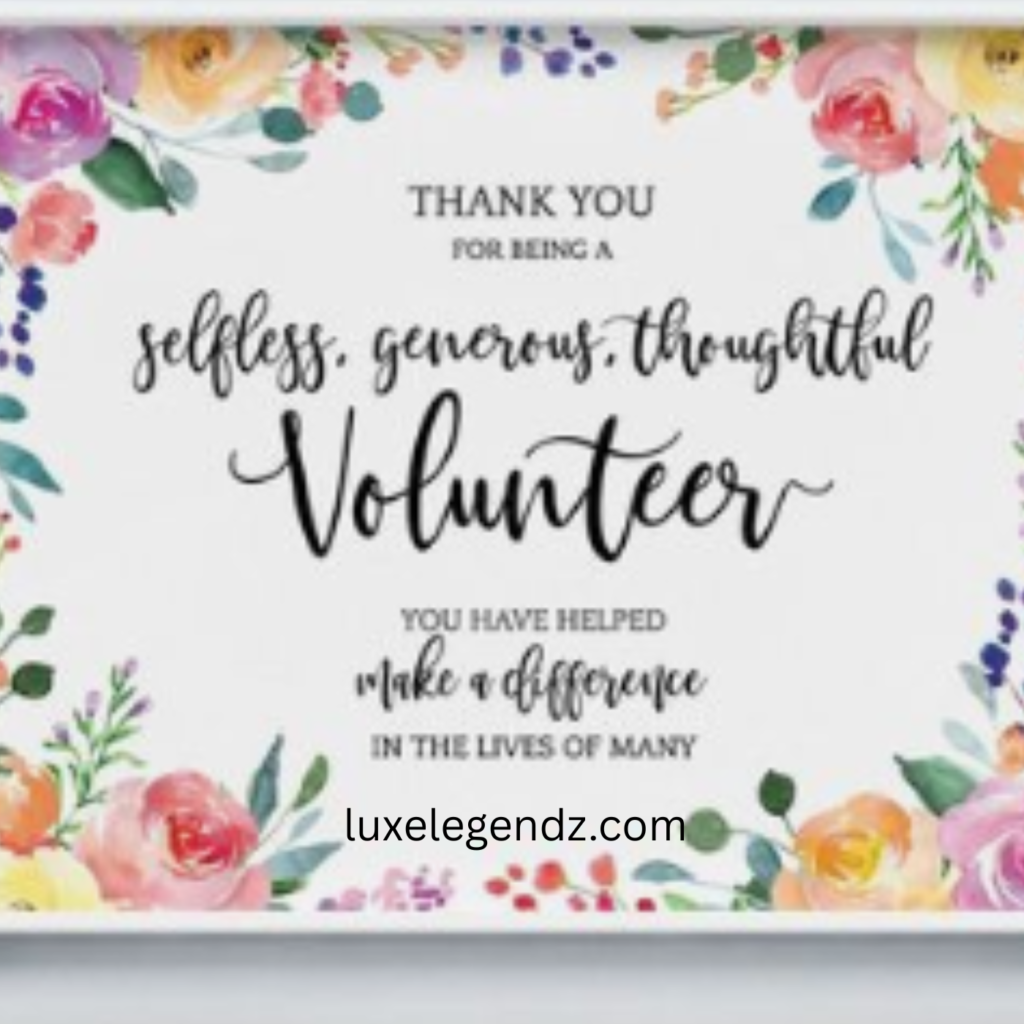 Volunteering Message PDF