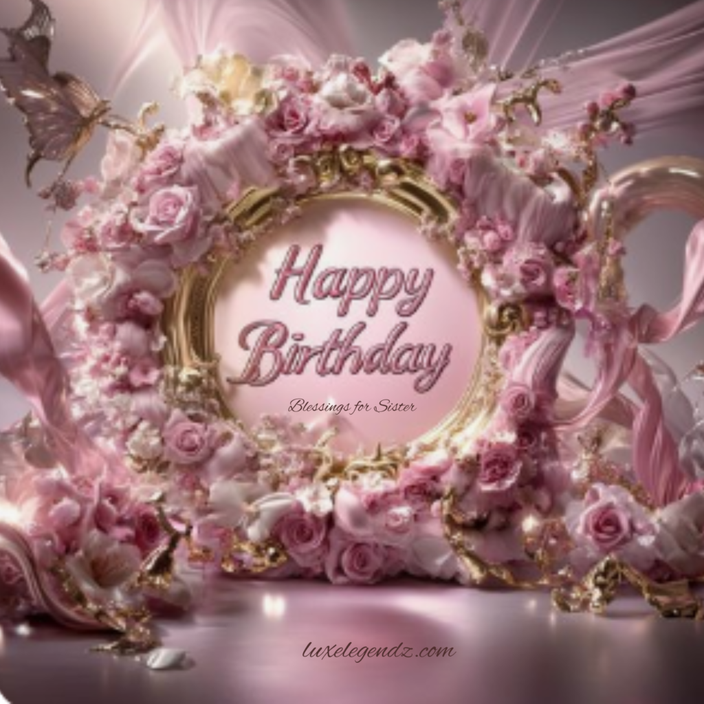 Happy Birthday, Blessings for Sister