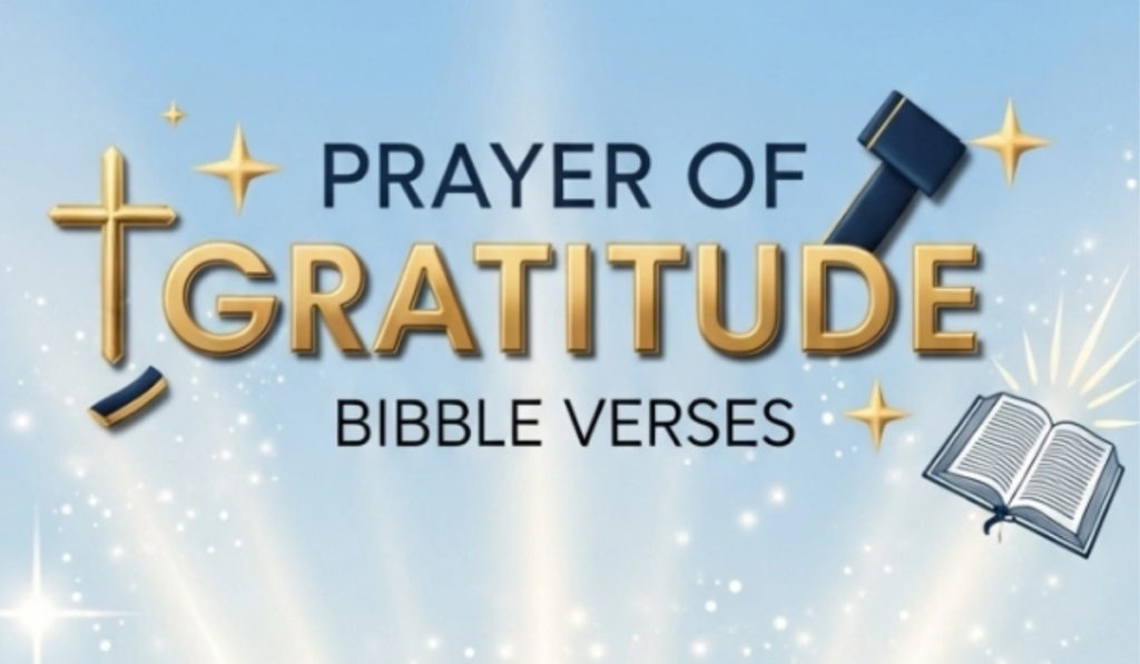 Prayer of Gratitude Bible Verse