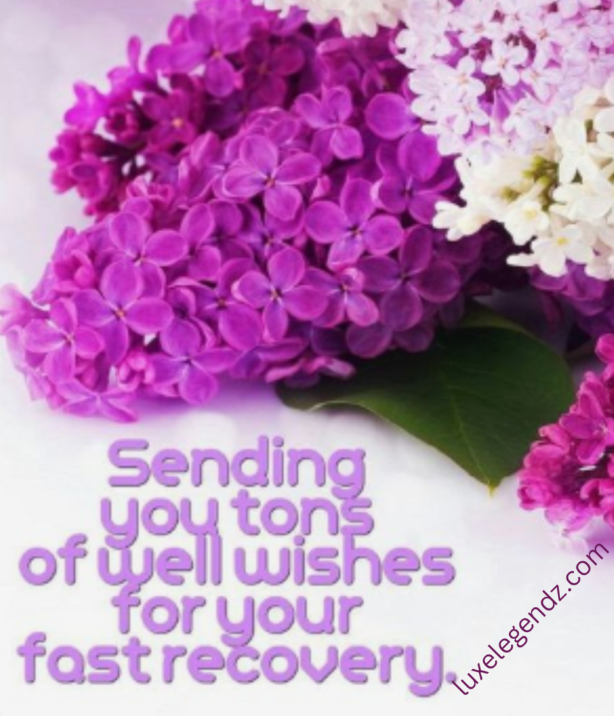 Get well soon wishes 