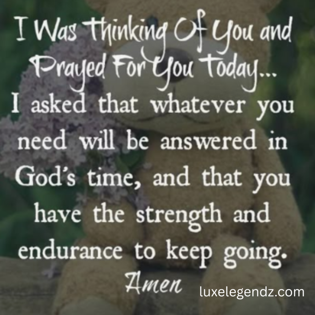 Prayer of Encouragement and Strength
