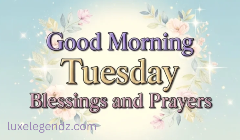 Good Morning Tuesday Blessings and Prayers