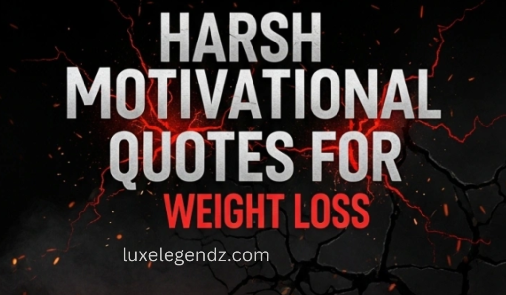 Harsh motivational quotes for weight loss