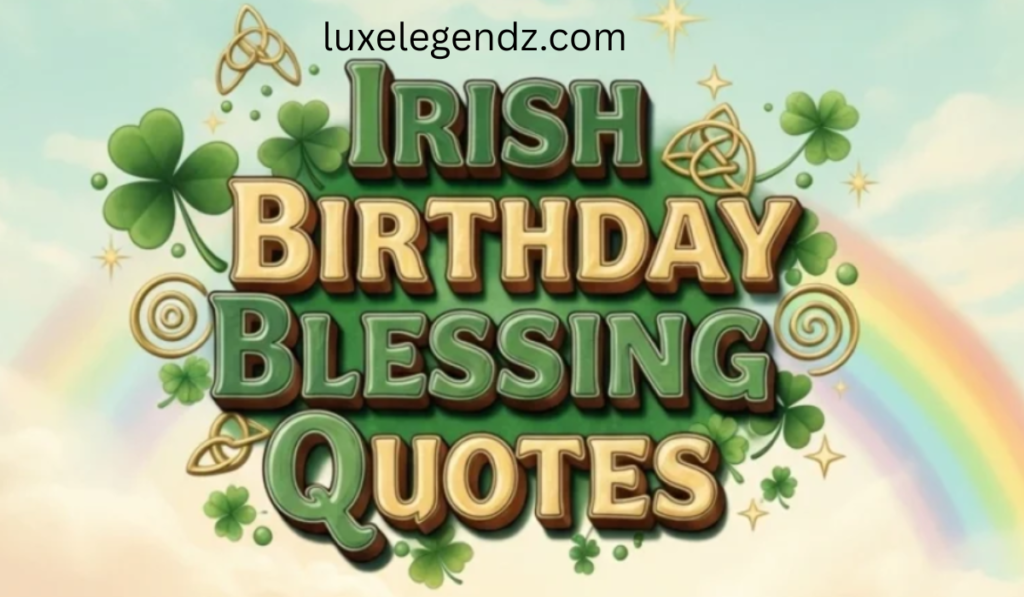 Irish Birthday Blessing Quotes
