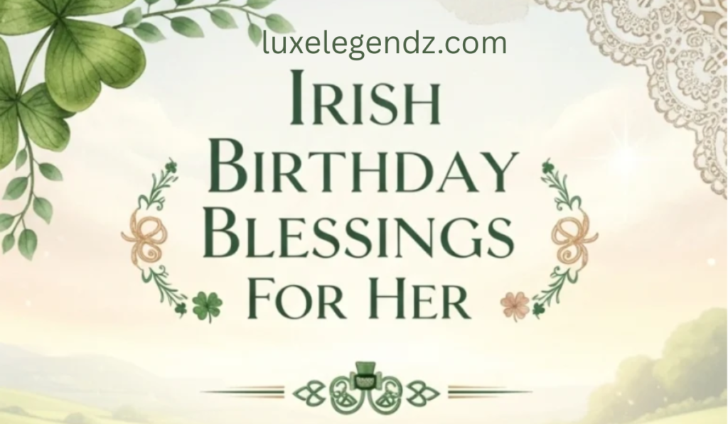 Irish Birthday Blessings For Her