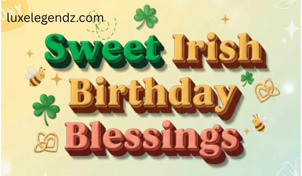Sweet Irish Birthday Blessings