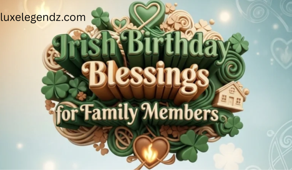 Irish Birthday Blessings for Family Members