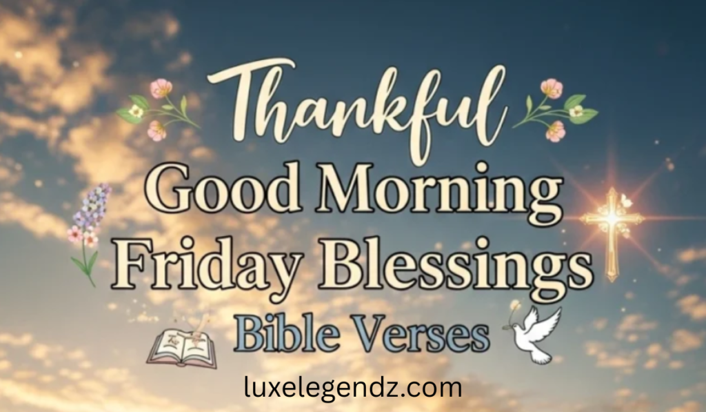 Friday blessings bible verses