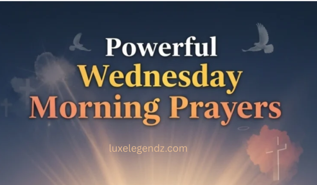 Wednesday Morning Prayers