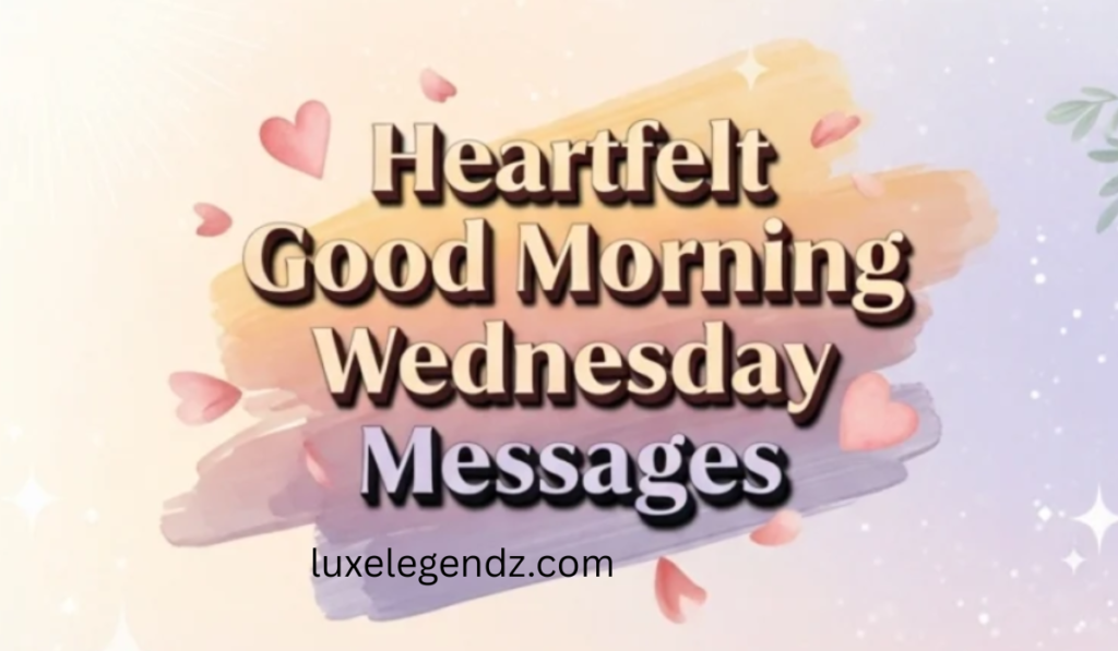 Heartfelt Good Morning Wednesday Messages