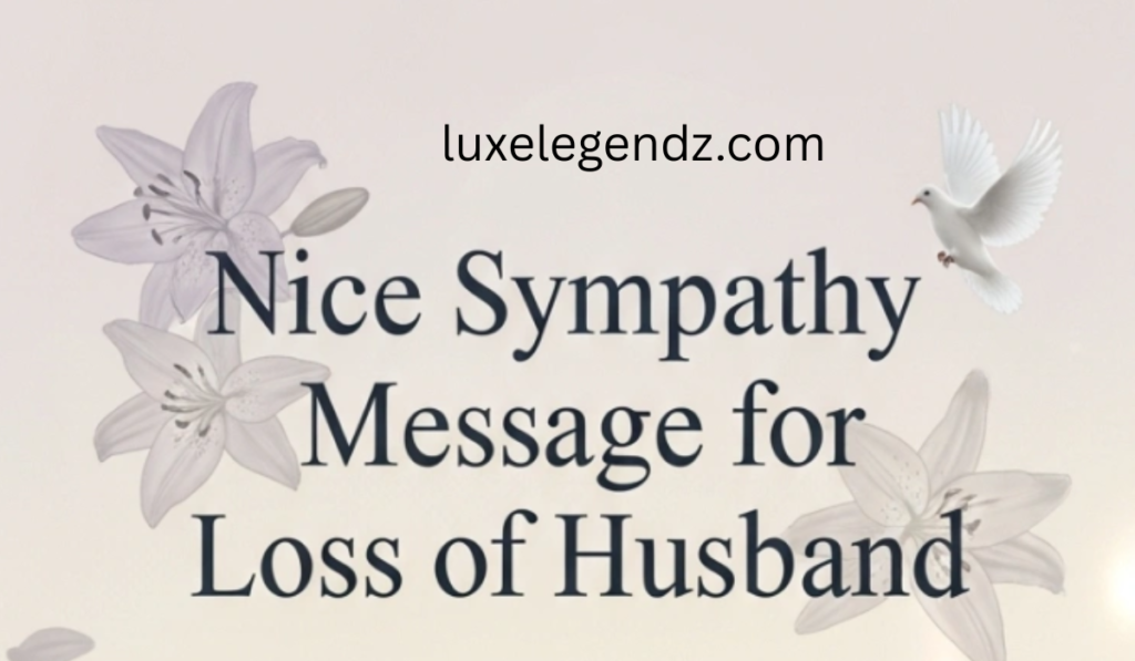 Nice Sympathy Message