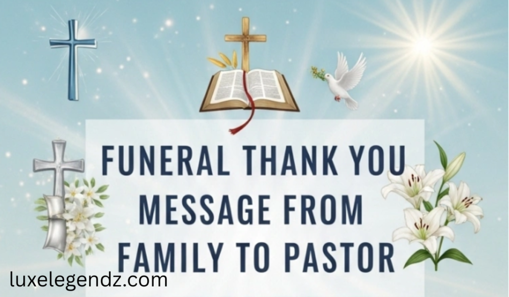 message from family to pastor