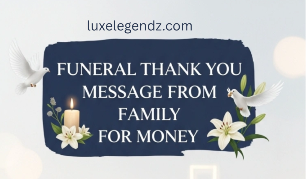message from family for money