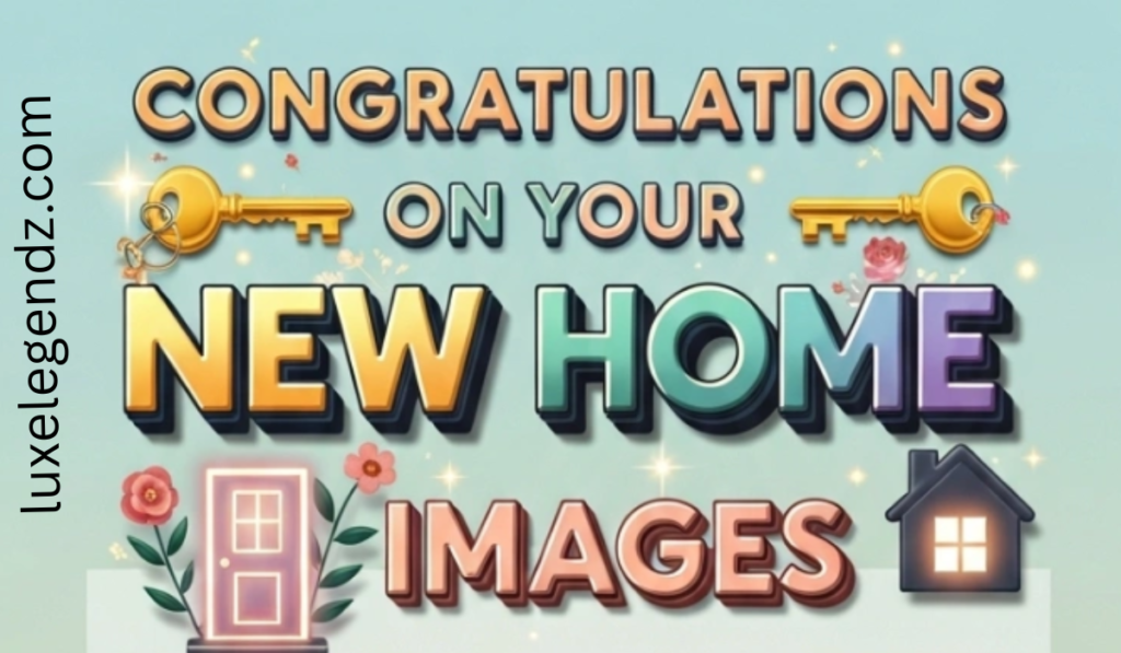 Congratulations on your new home images
