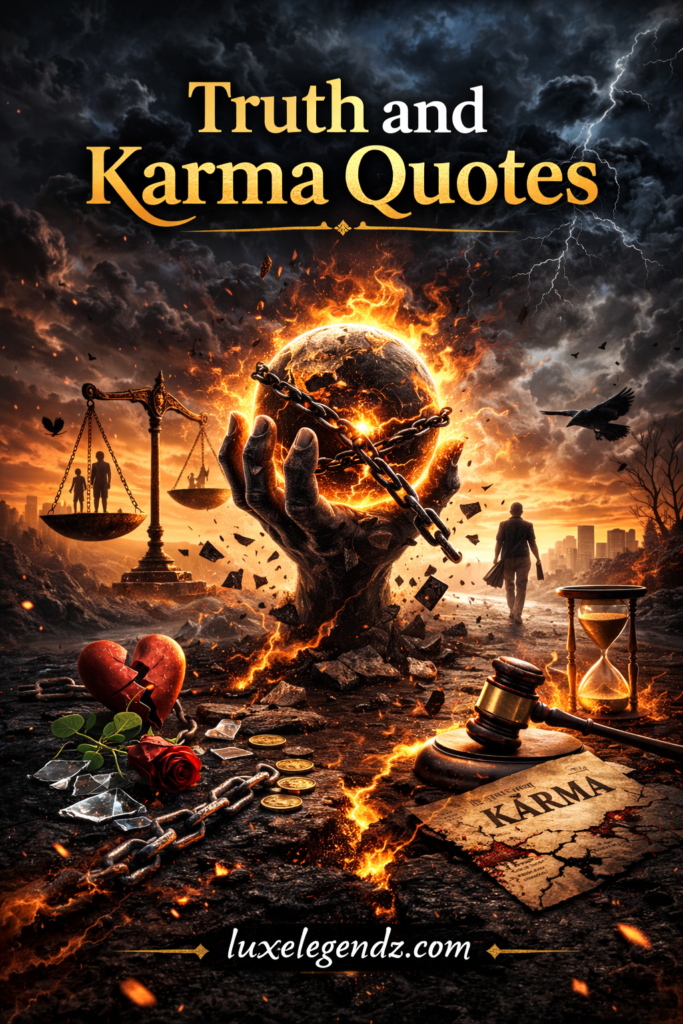 Truth and Karma Quotes