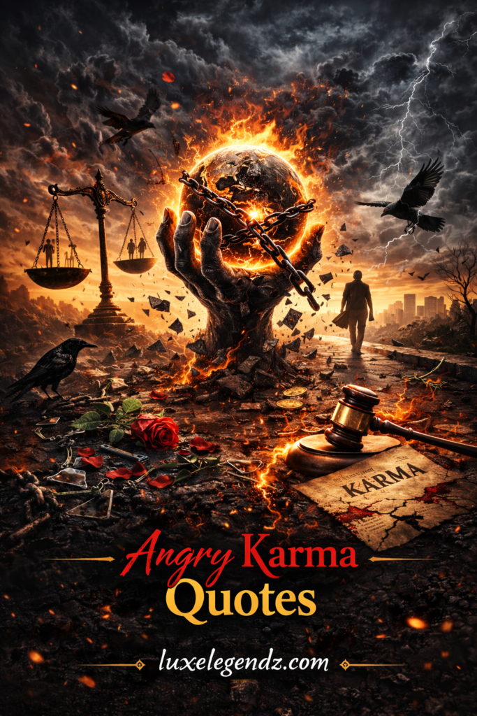 Angry Karma Quotes