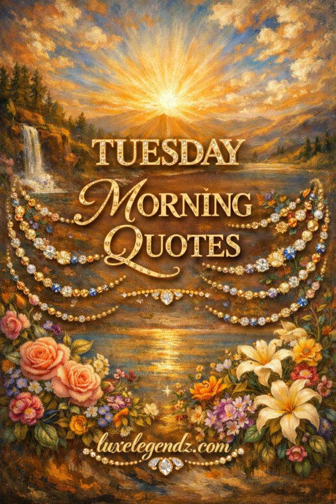 TUESDAY MORNING QUOTES