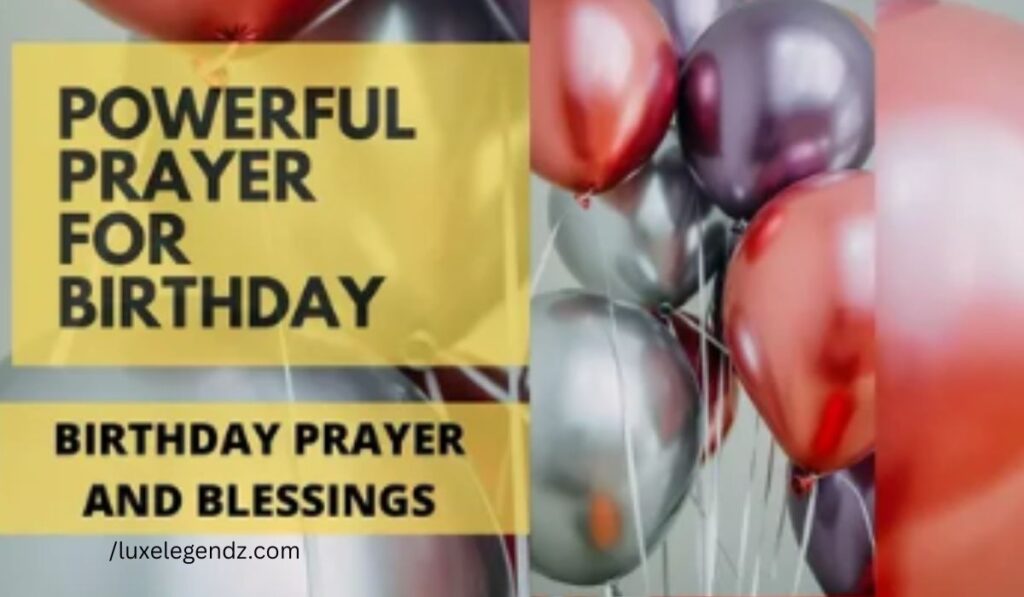 Birthday Prayer for Myself