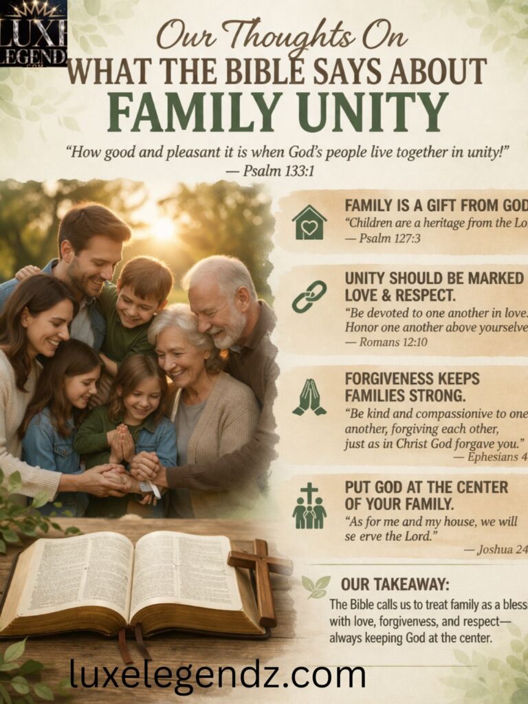 Bible Verses About Family Love