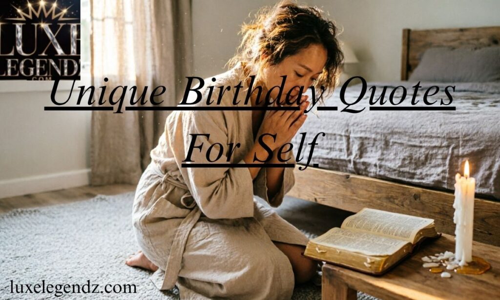 Unique Birthday Quotes For Self