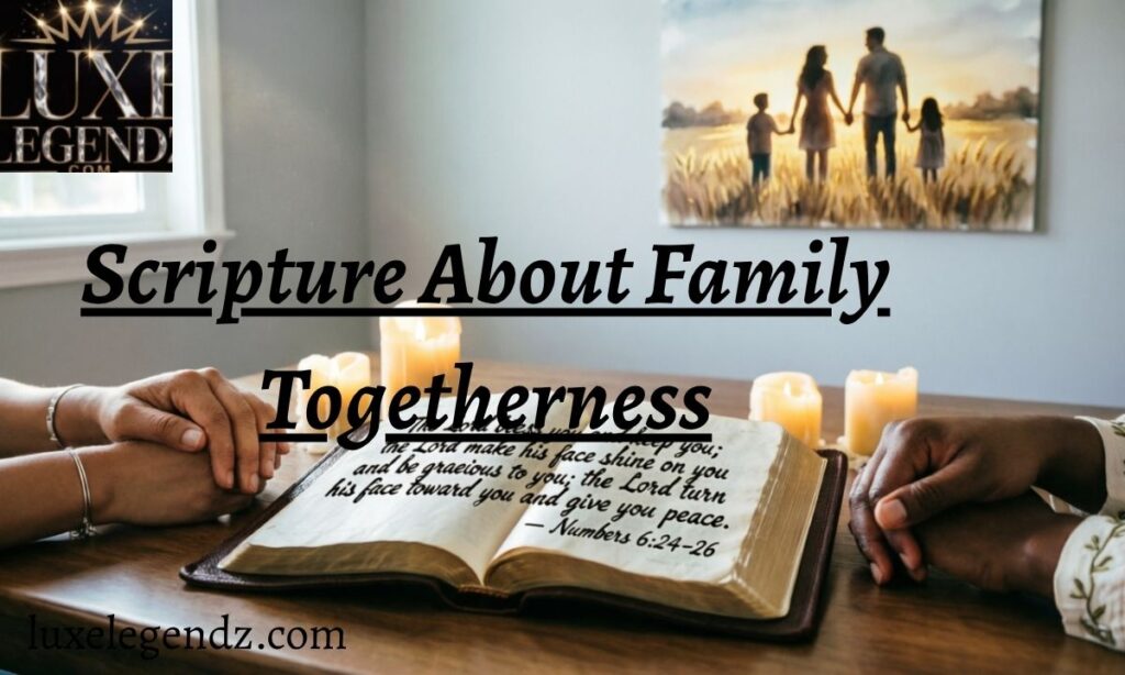 Scripture About Family Togetherness