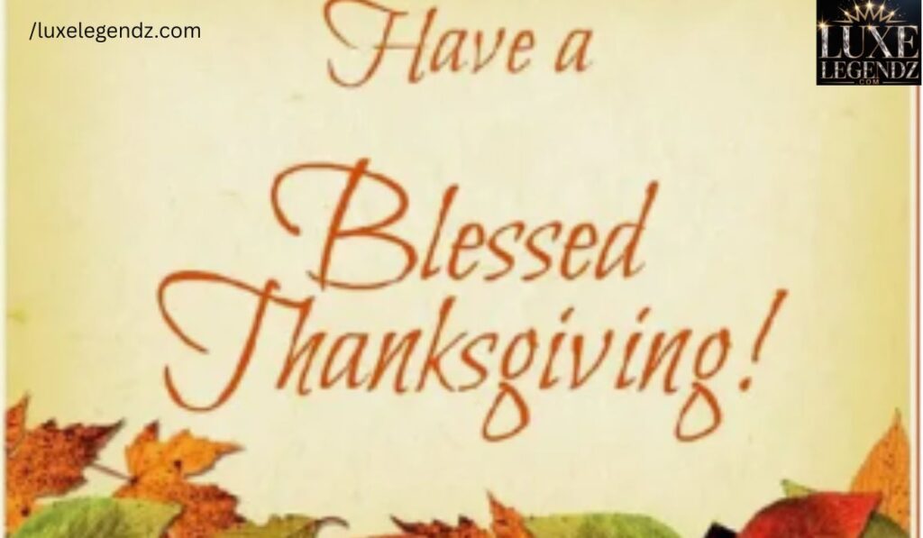 Thanksgiving Blessings
