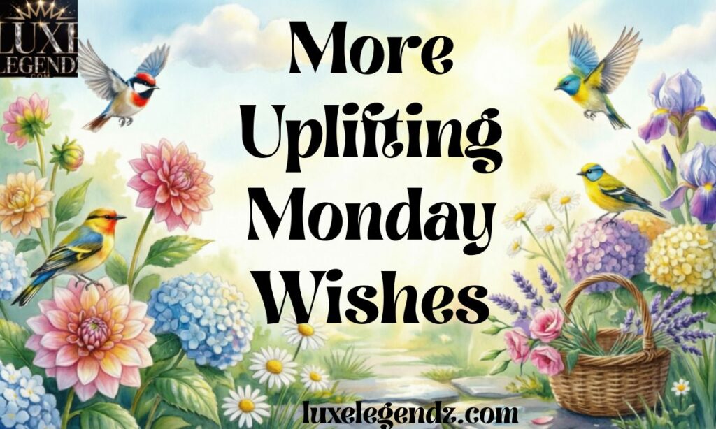 More Uplifting Monday Wishes