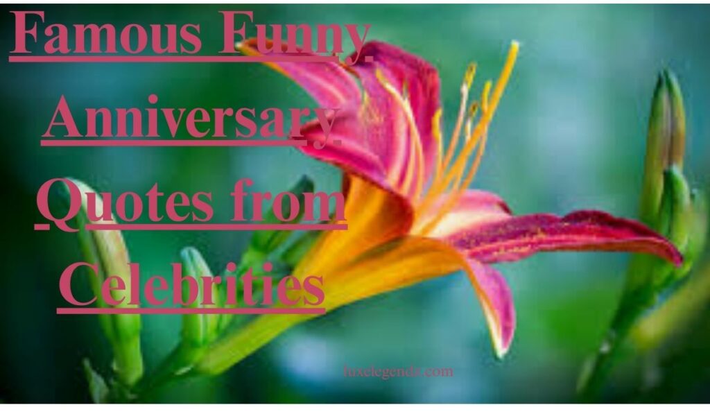 Famous Funny Anniversary