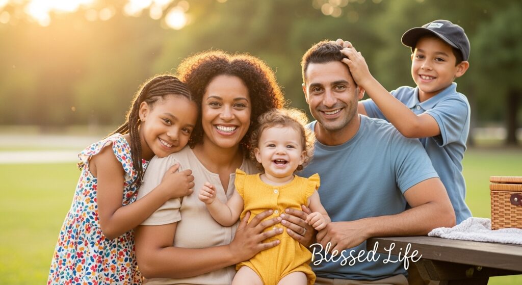 Family Blessed Life Captions