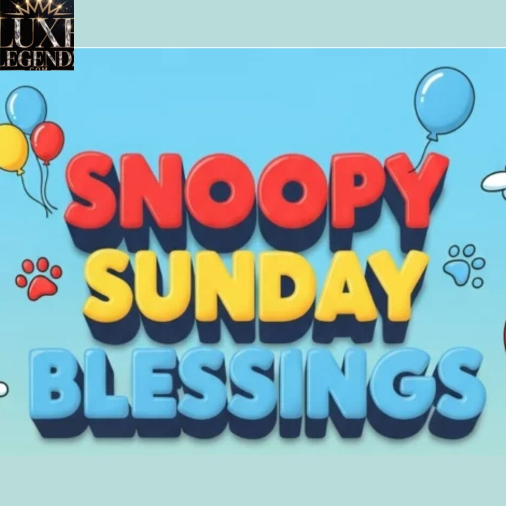 Snoopy Sunday Blessings