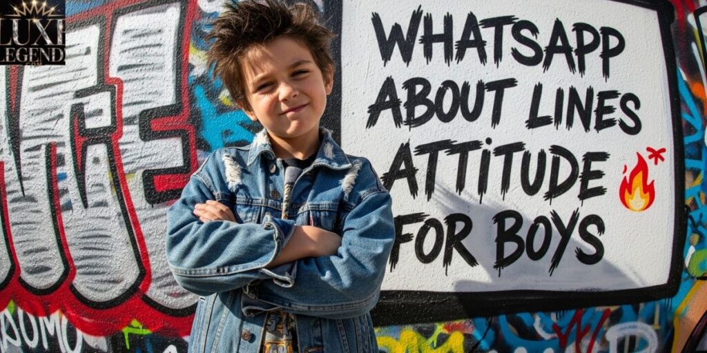 WhatsApp About Lines Attitude for Boys