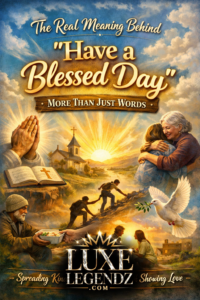 Have a Blessed Day’: More Than Just Words